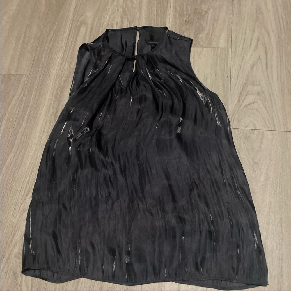 Quinn Black Satin Top